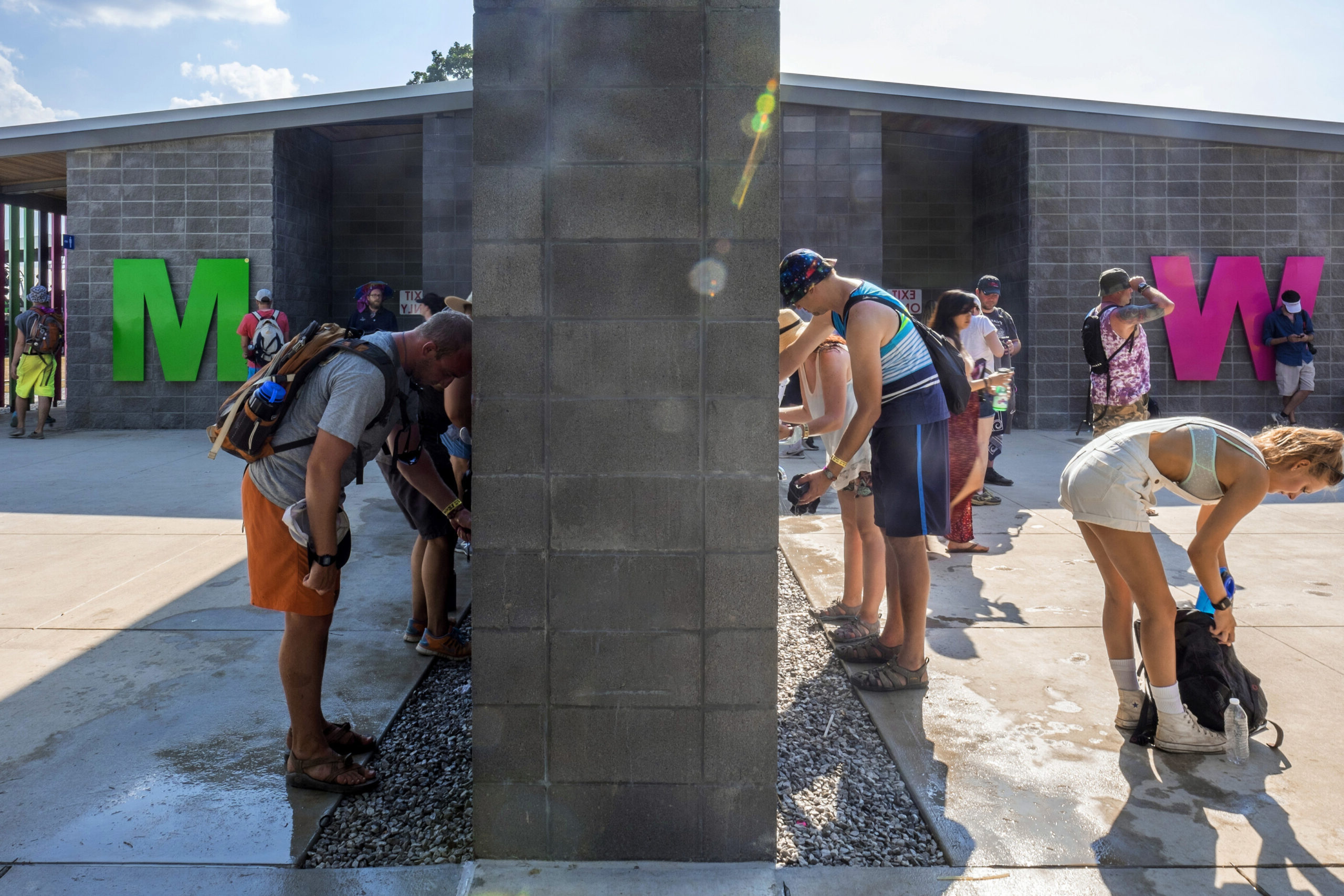 Bonnaroo Toilets and Showers