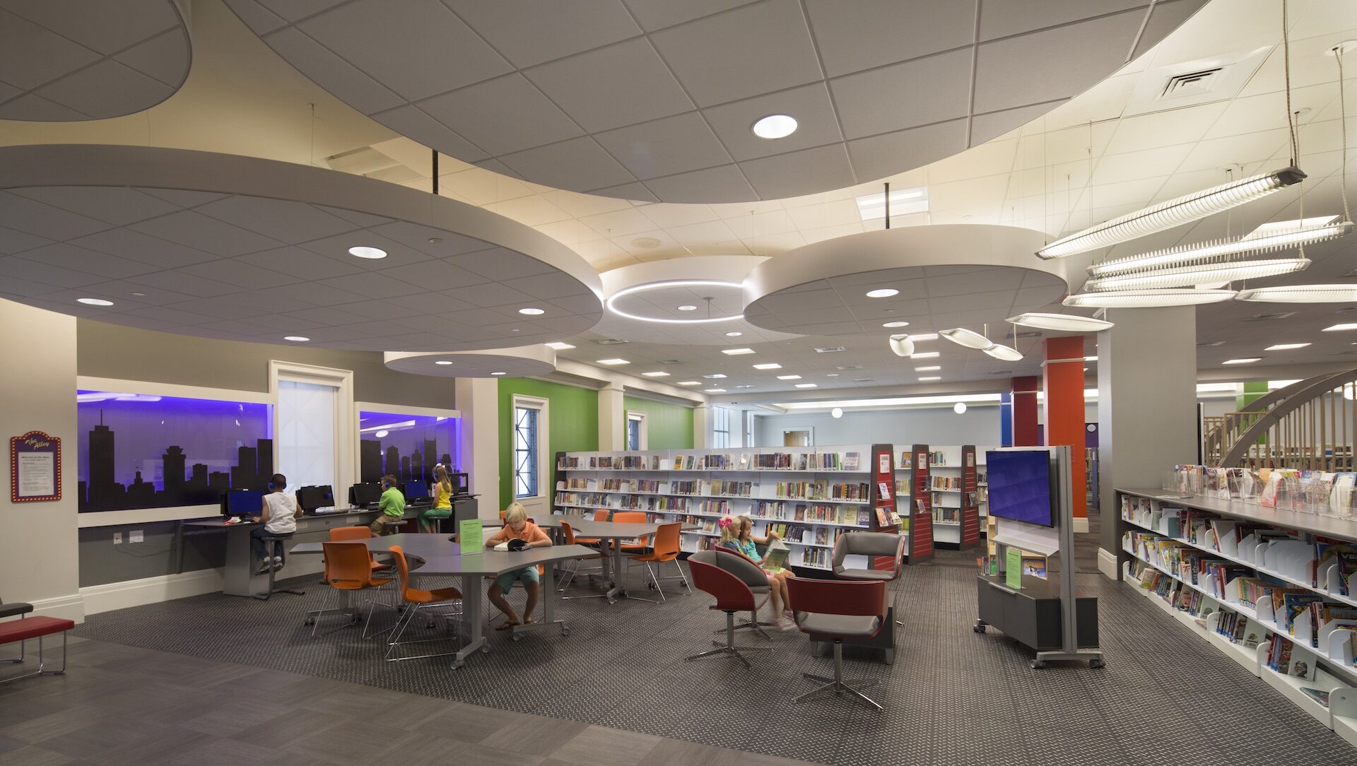 Children's Library Renovations, Downtown Nashville Public Library - EOA